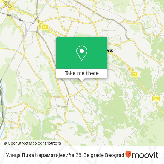 Улица Пива Караматијевића 28 map