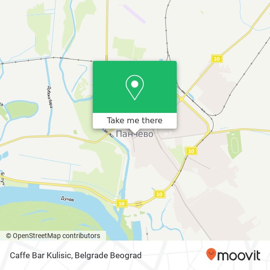Caffe Bar Kulisic map