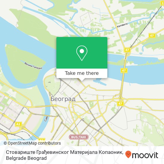 Стовариште Грађевинског Материјала Копаоник map