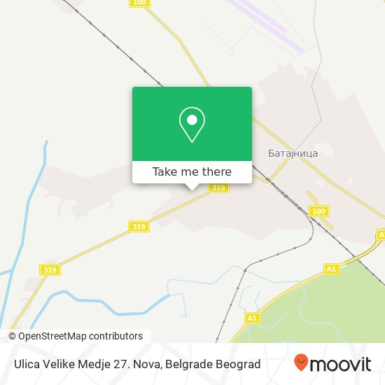 Ulica Velike Medje 27. Nova map