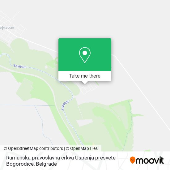 Rumunska pravoslavna crkva Uspenja presvete Bogorodice map