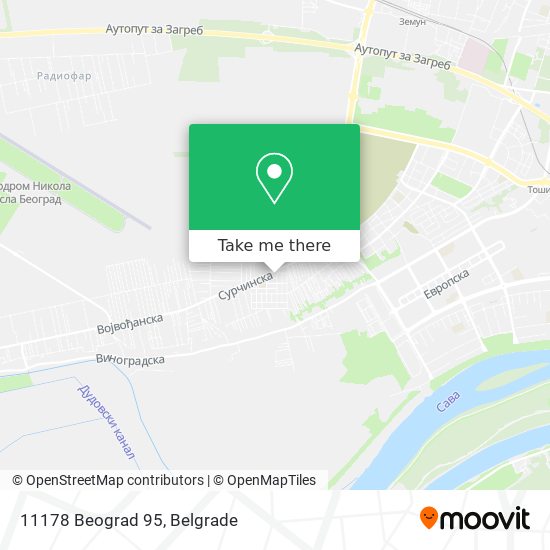 11178 Beograd 95 map