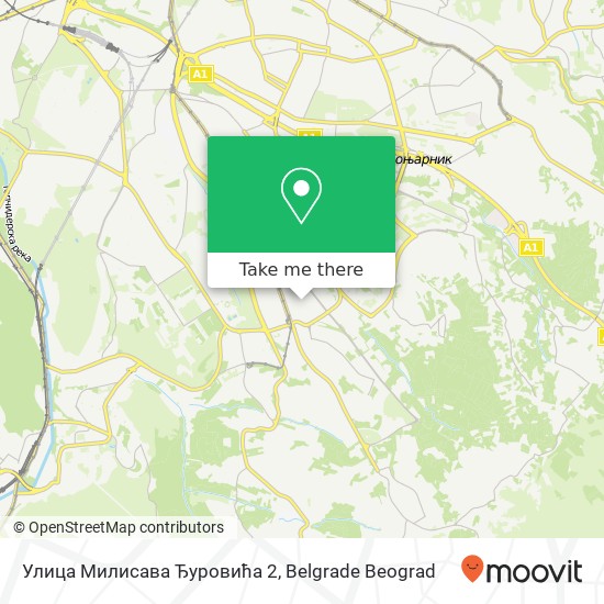 Улица Милисава Ђуровића 2 map