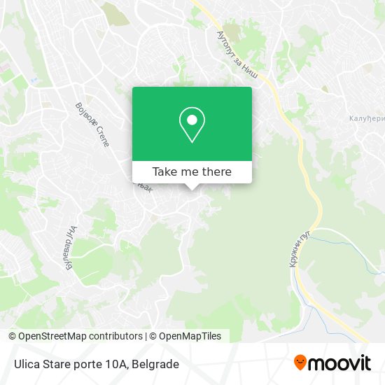 Ulica Stare porte 10А map