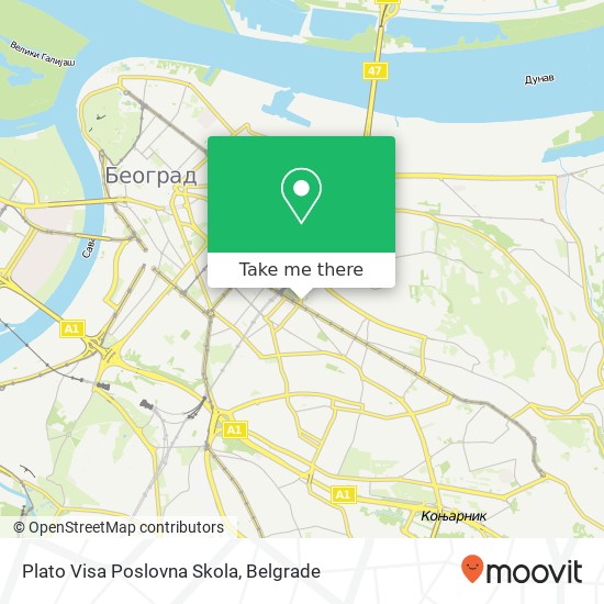 Plato Visa Poslovna Skola map