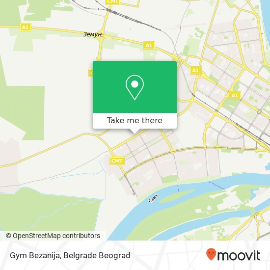 Gym Bezanija map