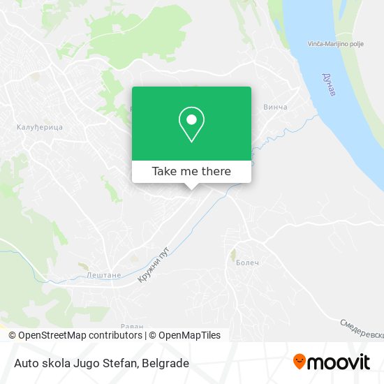 Auto skola Jugo Stefan map