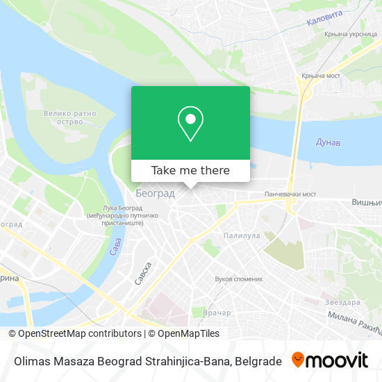 Olimas Masaza Beograd Strahinjica-Bana map