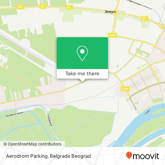 Aerodrom Parking map