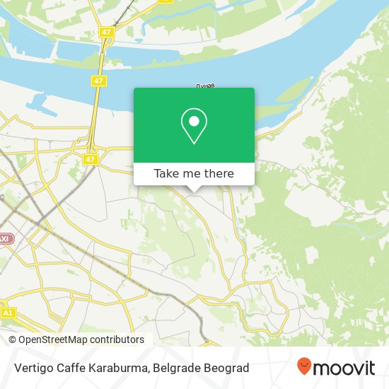 Vertigo Caffe Karaburma map