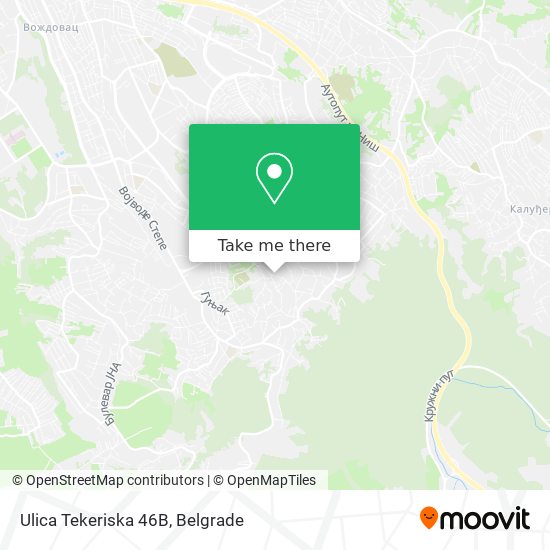 Ulica Tekeriska 46В map