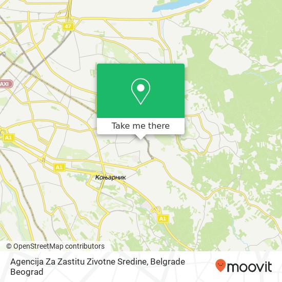 Agencija Za Zastitu Zivotne Sredine map