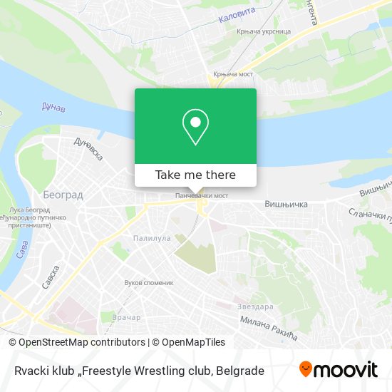 Rvacki klub „Freestyle  Wrestling club map