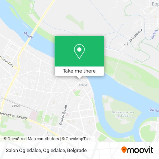 Salon Ogledalce, Ogledalce map