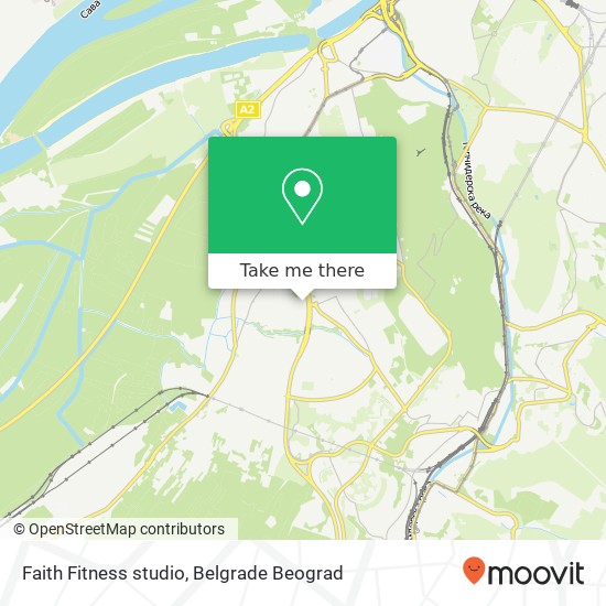 Faith Fitness studio map