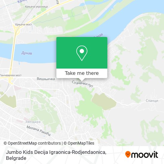 Jumbo Kids Decija Igraonica-Rodjendaonica map