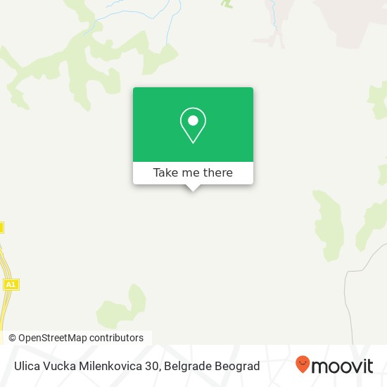 Ulica Vucka Milenkovica 30 map