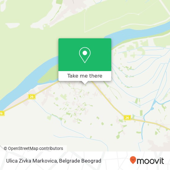 Ulica Zivka Markovica map