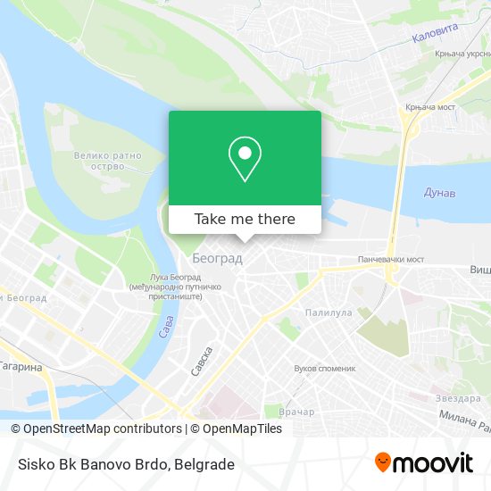 Sisko Bk Banovo Brdo map