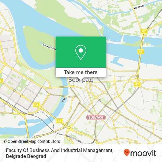 Faculty Of Business And Industrial Management map