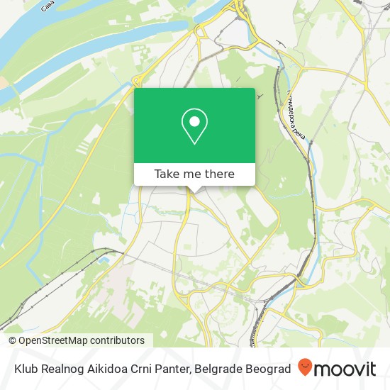 Klub Realnog Aikidoa Crni Panter map