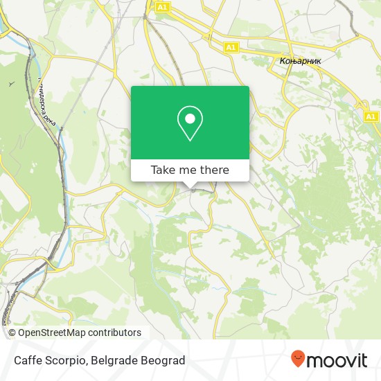 Caffe Scorpio map