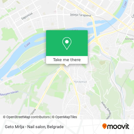 Geto Mrlja - Nail salon map