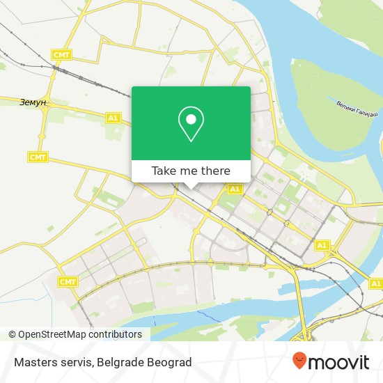 Masters servis map