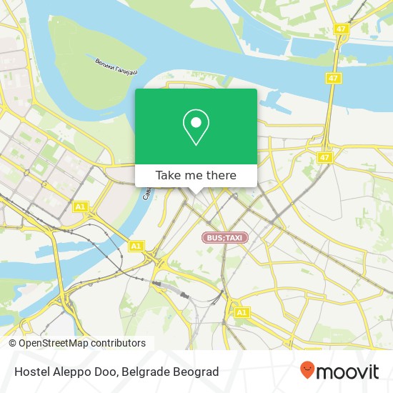 Hostel Aleppo Doo map