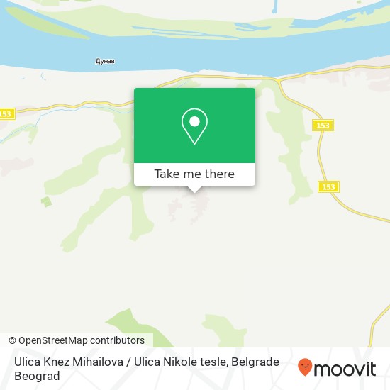 Ulica Knez Mihailova / Ulica Nikole tesle map