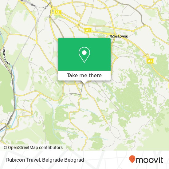 Rubicon Travel map