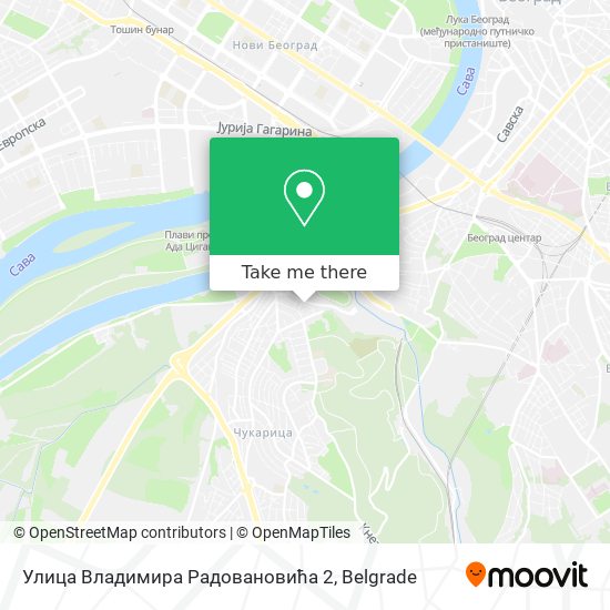 Улица Владимира Радовановића 2 map