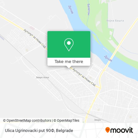 Ulica Ugrinovacki put 90Ф map