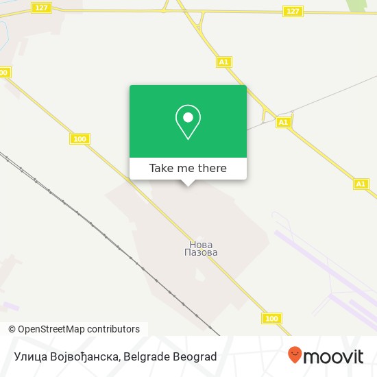 Улица Војвођанска map