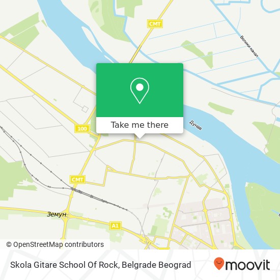 Skola Gitare School Of Rock map