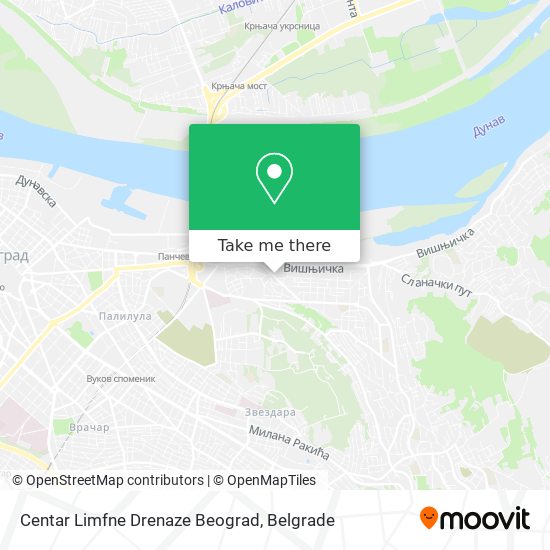 Centar Limfne Drenaze Beograd map