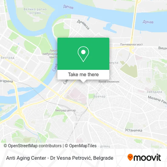 Anti Aging Center - Dr Vesna Petrović map