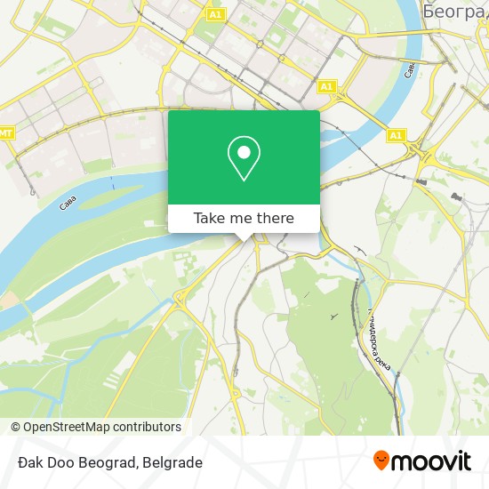 Đak Doo Beograd map