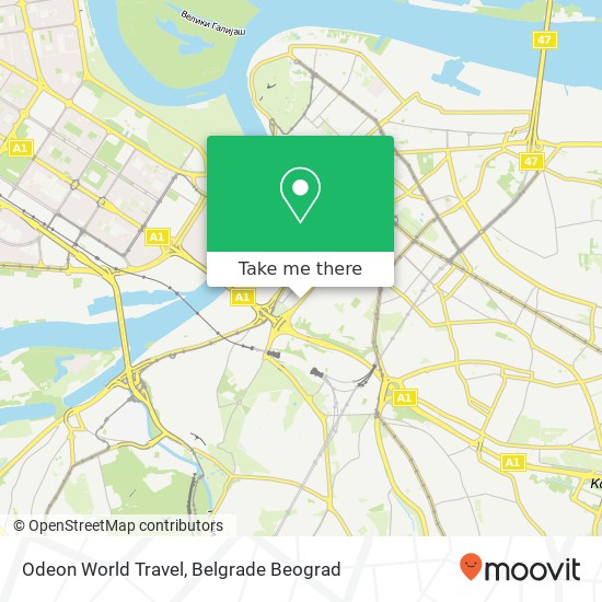 Odeon World Travel map