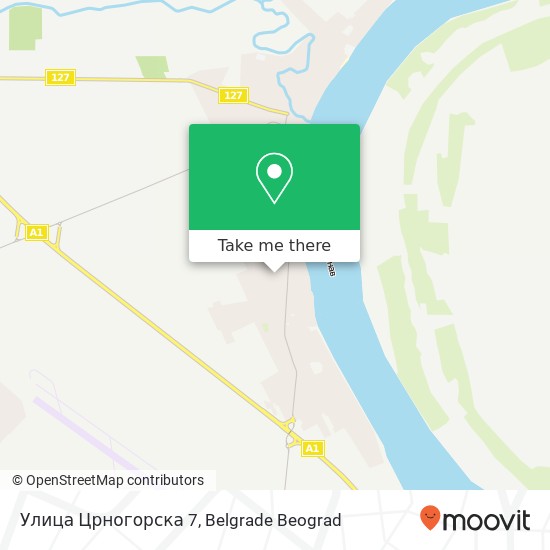 Улица Црногорска 7 map