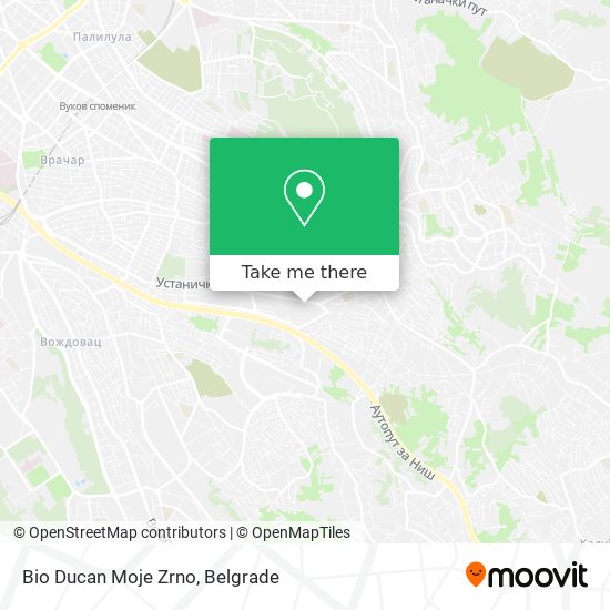 Bio Ducan Moje Zrno map