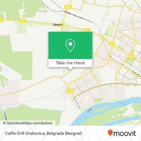 Caffe Grill Orahovica map