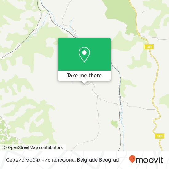 Сервис мобилних телефона map