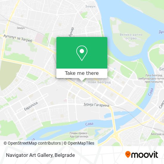 Navigator Art Gallery map