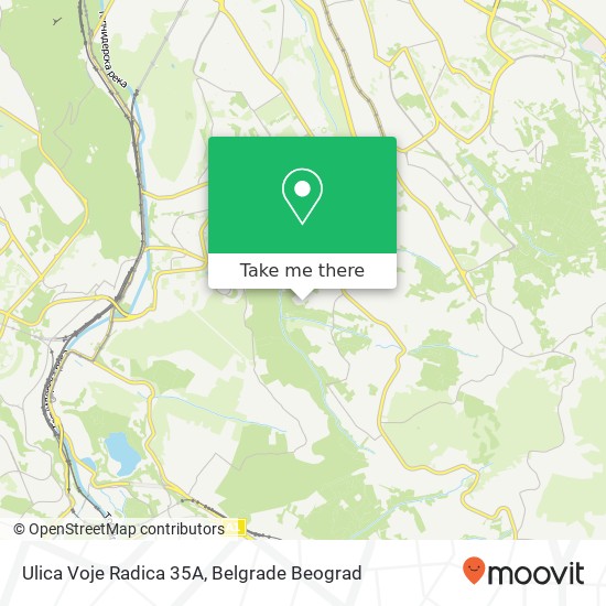 Ulica Voje Radica 35А map