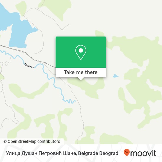 Улица Душан Петровић Шане map