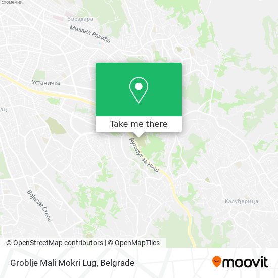 Groblje Mali Mokri Lug map