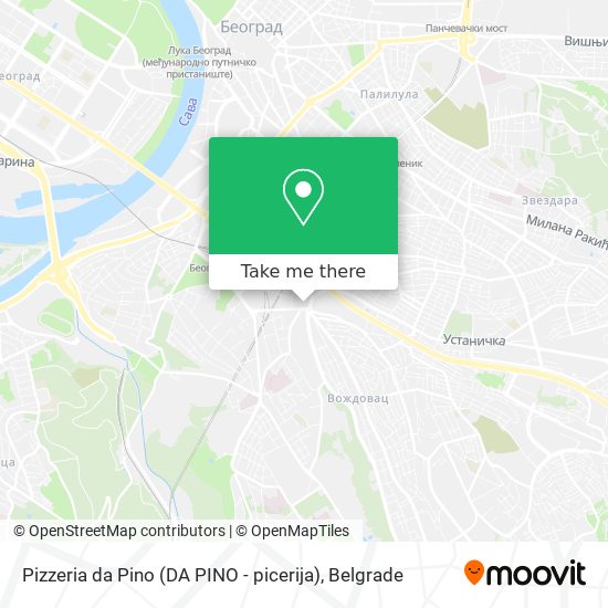 Pizzeria da Pino (DA PINO - picerija) map