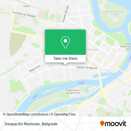 Despacito Restoran map