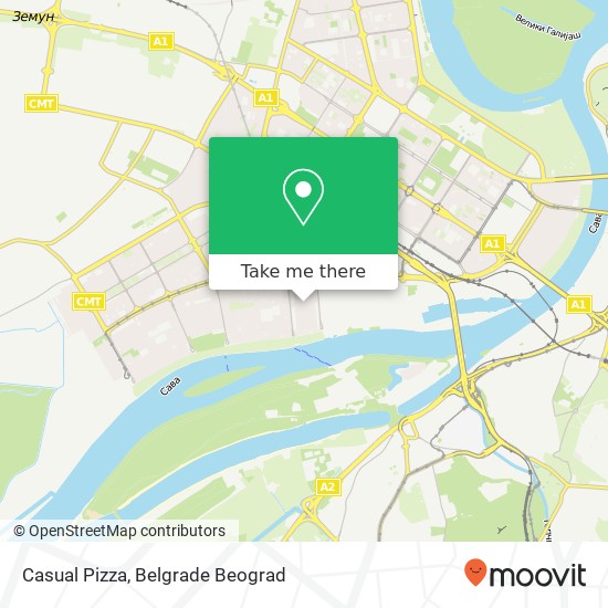 Casual Pizza map